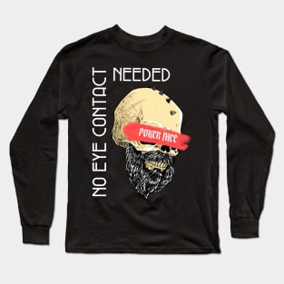 Beard and Skull Long Sleeve T-Shirt